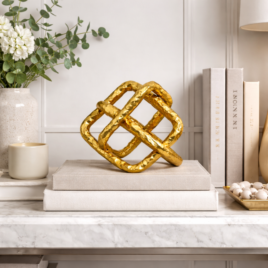 Handcrafted tabletop decorative piece