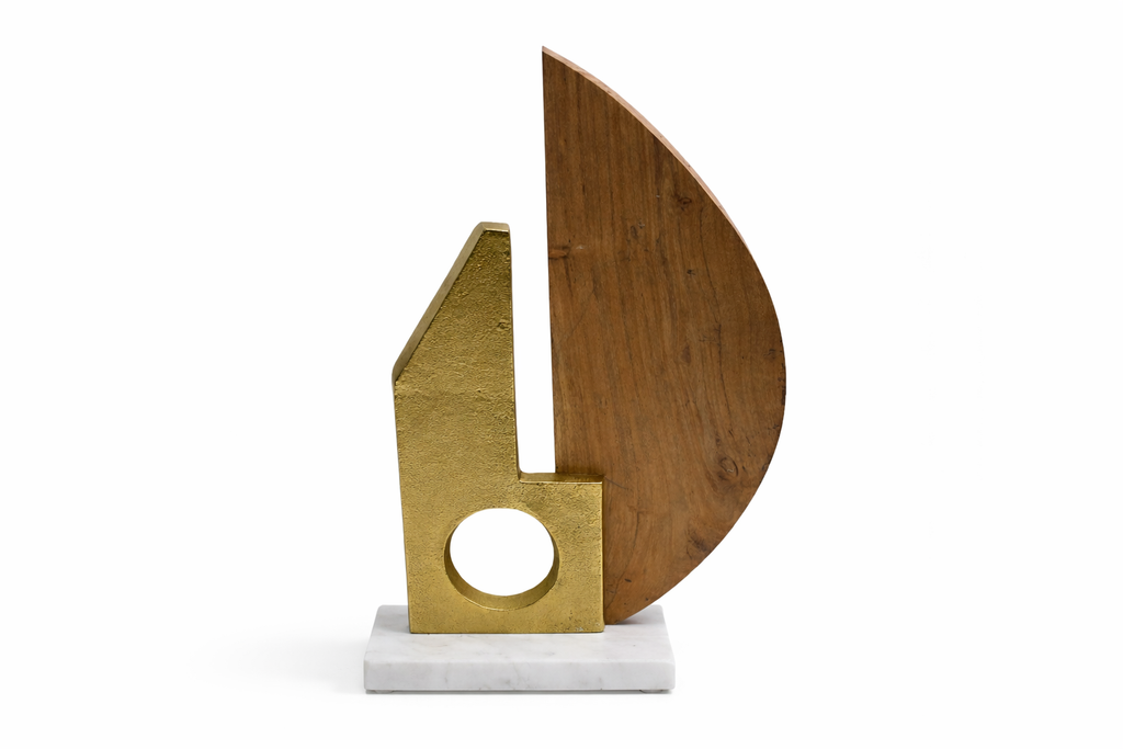 Handcrafted Tabletop Showpiece on Natural Marble Base