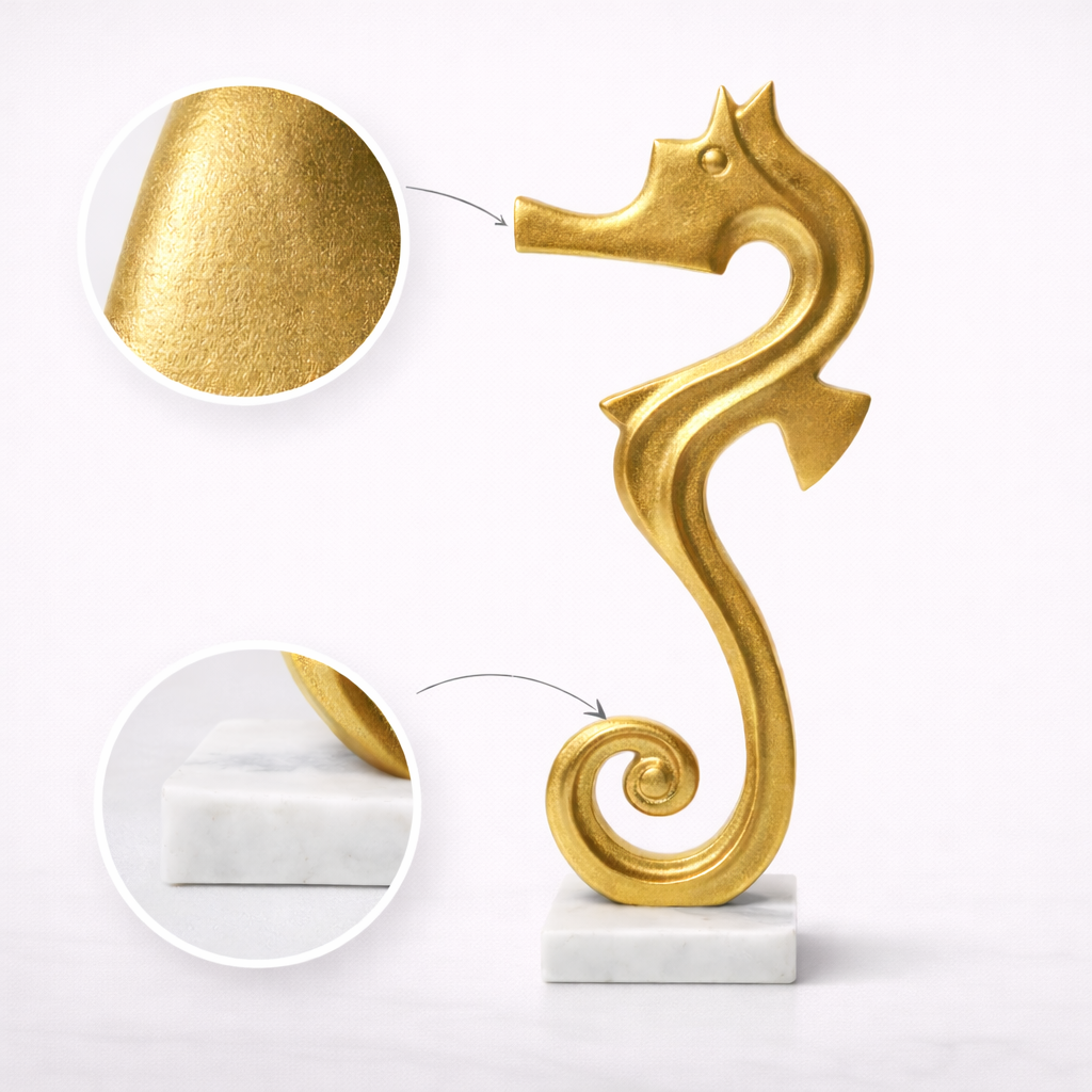 Handcrafted Tabletop Showpiece – Sea Horse