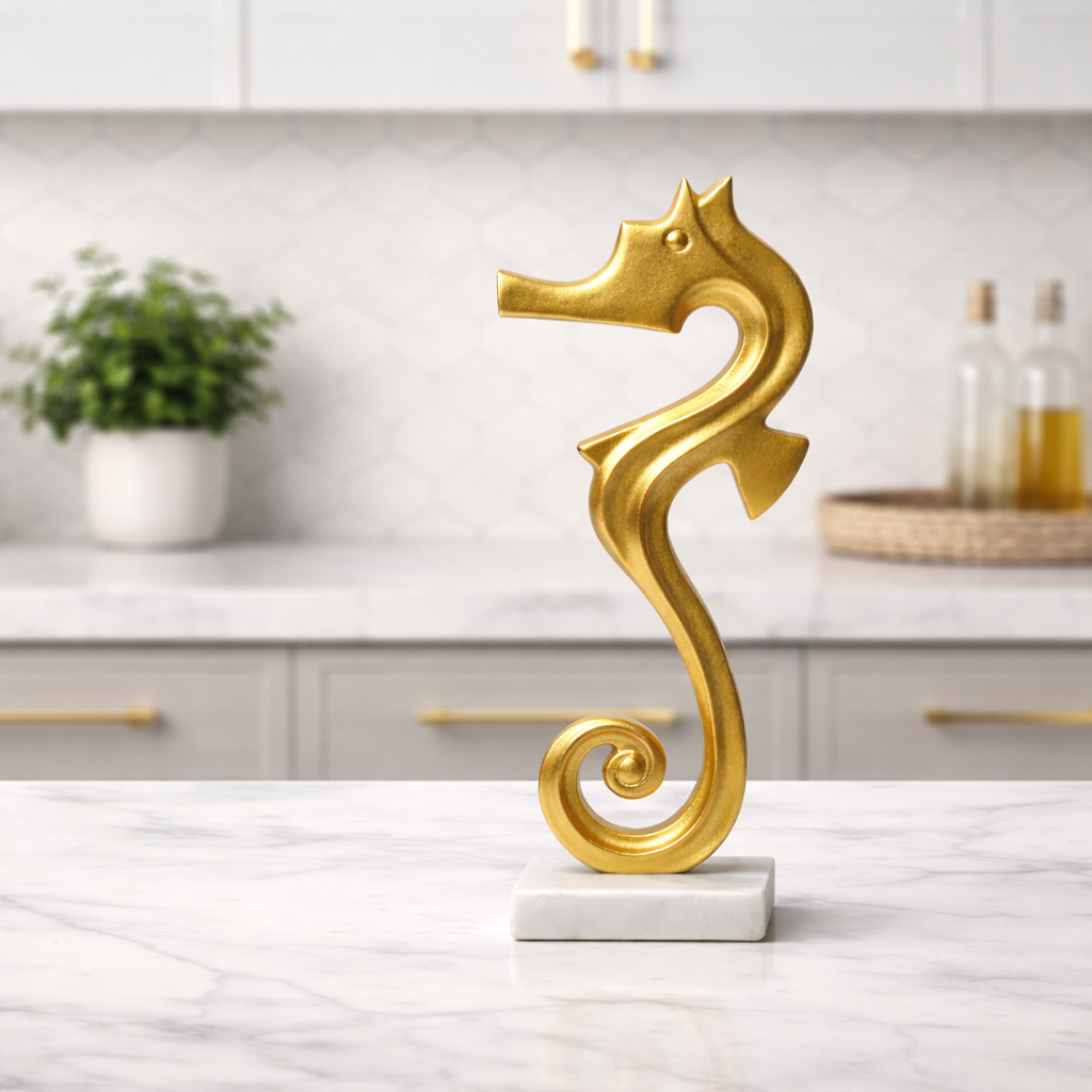 Handcrafted Tabletop Showpiece – Sea Horse