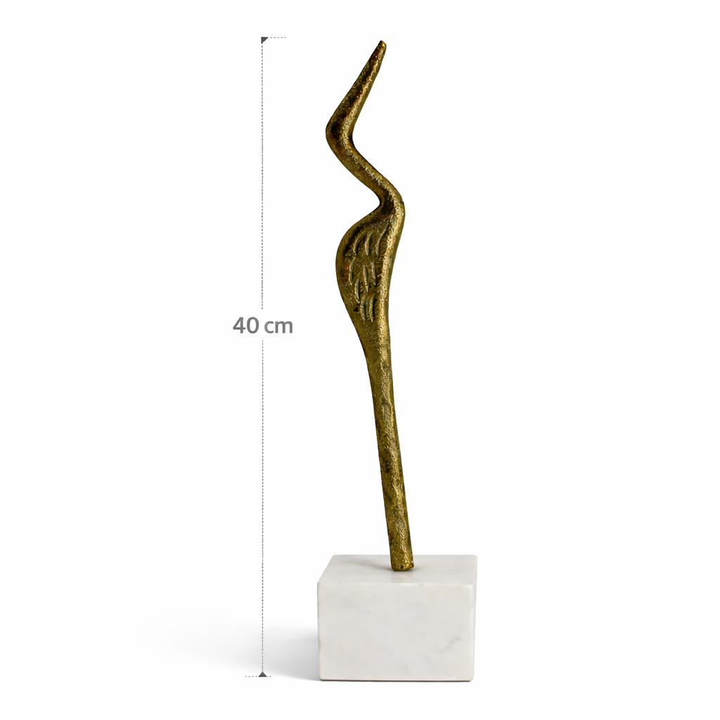 Luxury Handcrafted Animal Figurine on Natural Marble Base