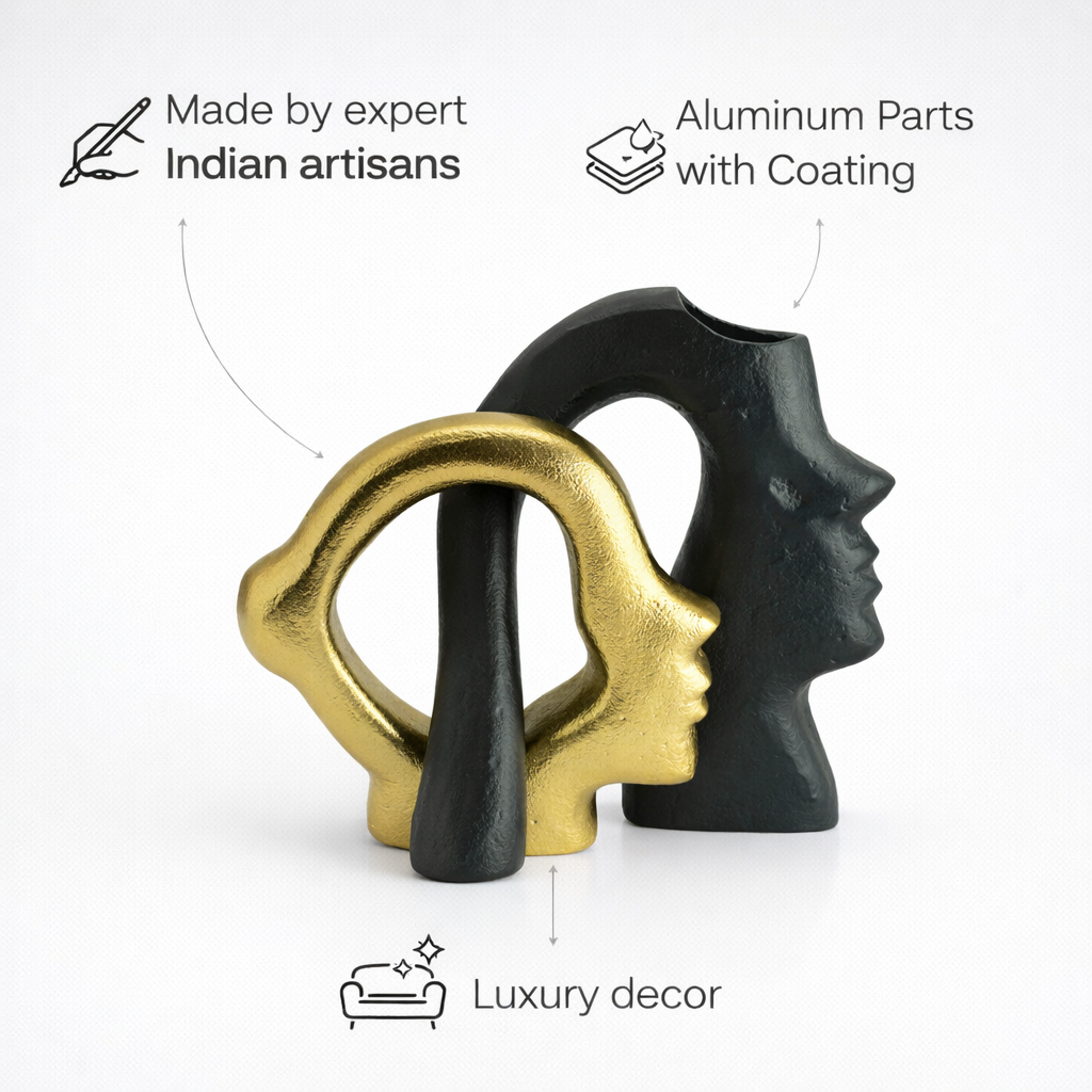 Handcrafted Tabletop Showpiece – Face