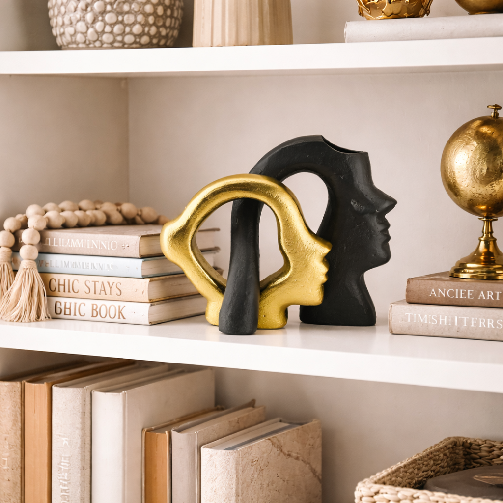 تحفة سطح مكتب مصنوعة يدويًا – وجه